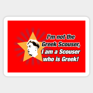 I'm a Scouser who is Greek! Sticker